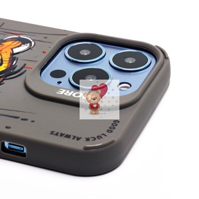 Чехол-накладка для Apple iPhone 13 Pro (тигр) (серый) - SC335 Чехол-накладка для Apple iPhone 13 Pro (тигр) (серый) - SC335