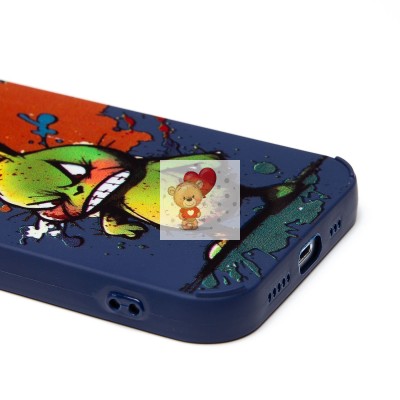 Чехол-накладка для Apple iPhone 13 (заяц) (темно-синий) - SC335 Чехол-накладка для Apple iPhone 13 (заяц) (темно-синий) - SC335