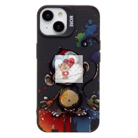 Чехол-накладка для Apple iPhone 13 (обезьяна) (черный) - SC335 Чехол-накладка для Apple iPhone 13 (обезьяна) (черный) - SC335