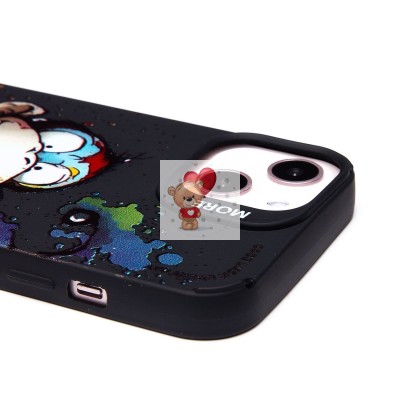 Чехол-накладка для Apple iPhone 14 (обезьяна) (черный) - SC335 Чехол-накладка для Apple iPhone 14 (обезьяна) (черный) - SC335