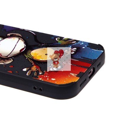 Чехол-накладка для Apple iPhone 14 (обезьяна) (черный) - SC335 Чехол-накладка для Apple iPhone 14 (обезьяна) (черный) - SC335