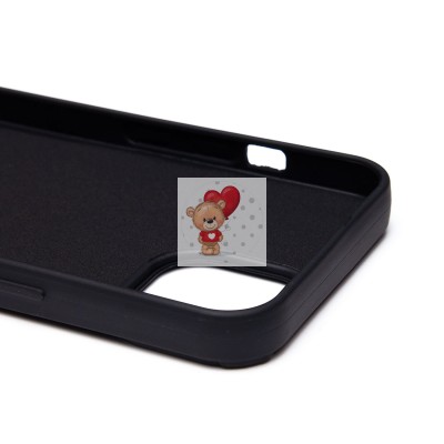 Чехол-накладка для Apple iPhone 13 (утка) (черный) - SC335