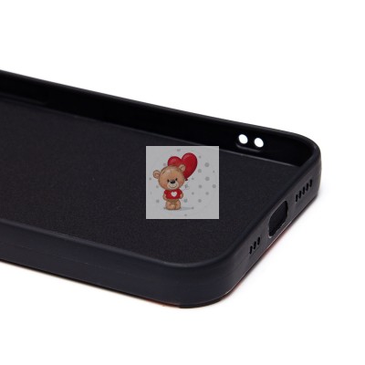 Чехол-накладка для Apple iPhone 13 (утка) (черный) - SC335