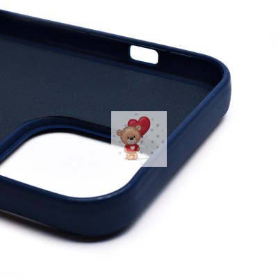 Чехол-накладка для Apple iPhone 14 Pro Max (овечка) (темно-синий) - SC335