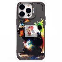 Чехол-накладка для Apple iPhone 14 Pro Max (панда) (серый) - SC335