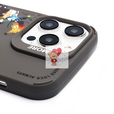 Чехол-накладка для Apple iPhone 14 Pro Max (панда) (серый) - SC335