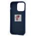 Чехол-накладка для Apple iPhone 14 Pro (овечка) (темно-синий) - SC335