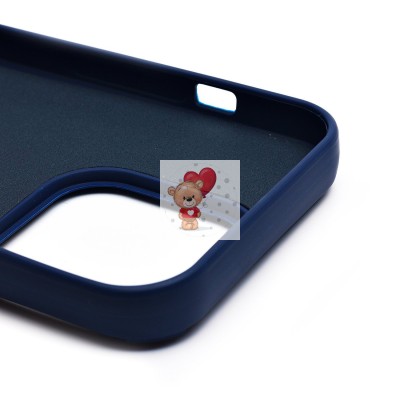 Чехол-накладка для Apple iPhone 14 Pro (овечка) (темно-синий) - SC335