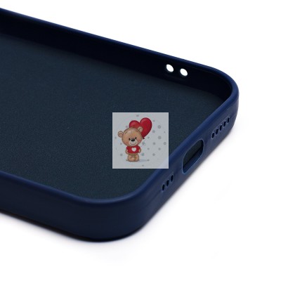 Чехол-накладка для Apple iPhone 14 Pro (овечка) (темно-синий) - SC335