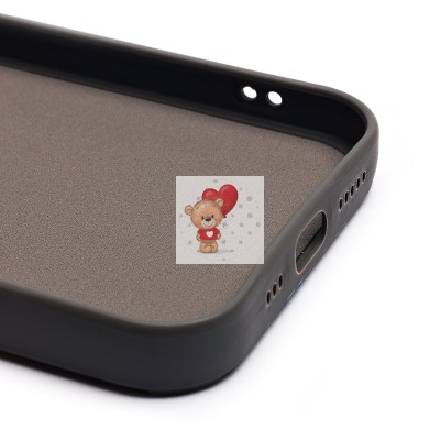 Чехол-накладка для Apple iPhone 14 Pro (панда) (серый) - SC335