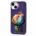 Чехол-накладка для Apple iPhone 14 (кот) (фиолетовый) - SC335 Чехол-накладка для Apple iPhone 14 (кот) (фиолетовый) - SC335