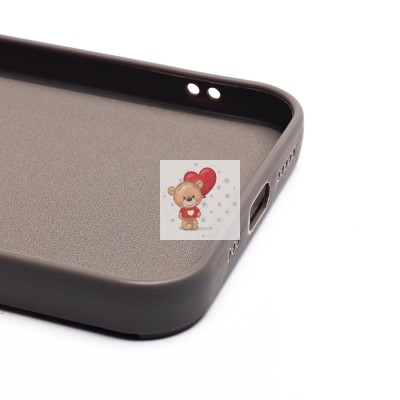 Чехол-накладка для Apple iPhone 14 (панда) (серый) - SC335
