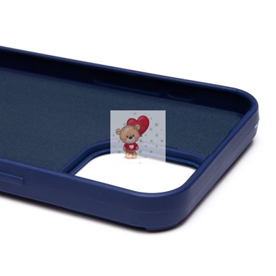 Чехол-накладка для Apple iPhone 15 Pro Max (заяц) (темно-синий) - SC335 Чехол-накладка для Apple iPhone 15 Pro Max (заяц) (темно-синий) - SC335