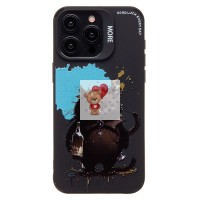 Чехол-накладка для Apple iPhone 15 Pro Max (черный кот) (черный) - SC335 Чехол-накладка для Apple iPhone 15 Pro Max (черный кот) (черный) - SC335