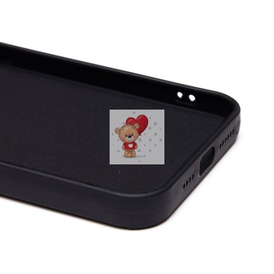 Чехол-накладка для Apple iPhone 15 Pro Max (черный кот) (черный) - SC335