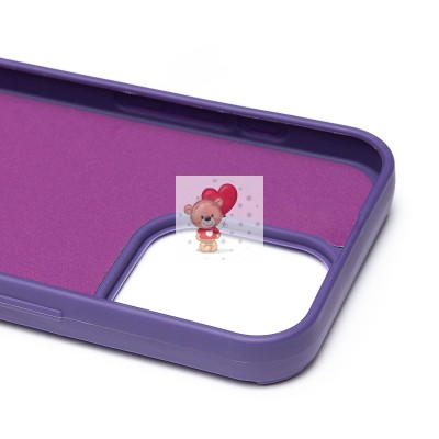 Чехол-накладка для Apple iPhone 15 Pro (кот) (фиолетовый) - SC335