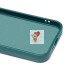 Чехол-накладка для Apple iPhone 15 Pro (медведь) (темно-зеленый) - SC335