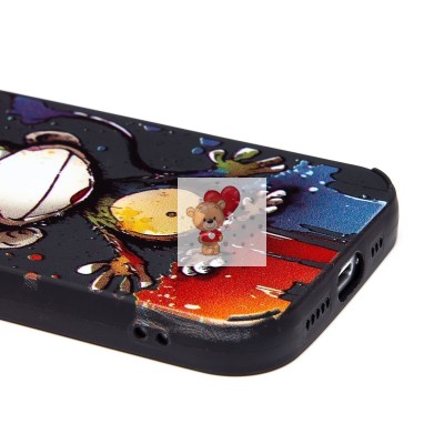 Чехол-накладка для Apple iPhone 15 Pro (обезьяна) (черный) - SC335