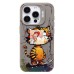Чехол-накладка для Apple iPhone 15 Pro (тигр) (серый) - SC335