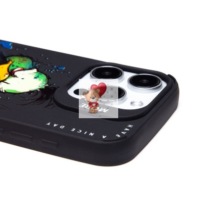 Чехол-накладка для Apple iPhone 15 Pro (утка) (черный) - SC335