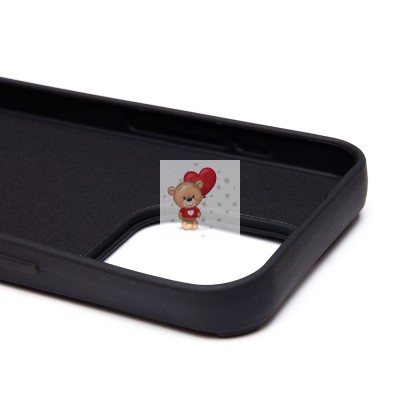 Чехол-накладка для Apple iPhone 15 Pro (утка) (черный) - SC335