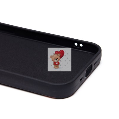 Чехол-накладка для Apple iPhone 15 Pro (утка) (черный) - SC335