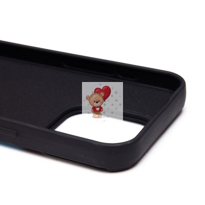 Чехол-накладка для Apple iPhone 15 Pro (черный кот) (черный) - SC335