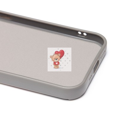 Чехол-накладка для Apple iPhone 15 (панда) (серый) - SC335