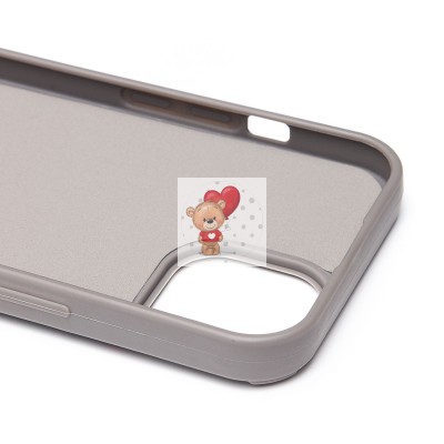 Чехол-накладка для Apple iPhone 15 (тигр) (серый) - SC335