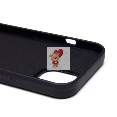 Чехол-накладка для Apple iPhone 15 (утка) (черный) - SC335