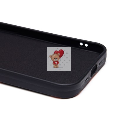 Чехол-накладка для Apple iPhone 15 (утка) (черный) - SC335