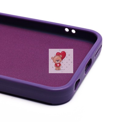 Чехол-накладка для Apple iPhone 7 (кот) (фиолетовый) - SC335