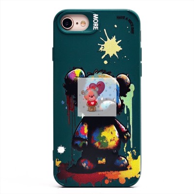 Чехол-накладка для Apple iPhone 7 (медведь) (темно-зеленый) - SC335 Чехол-накладка для Apple iPhone 7 (медведь) (темно-зеленый) - SC335