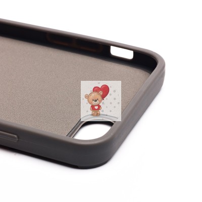 Чехол-накладка для Apple iPhone 7 (тигр) (серый) - SC335