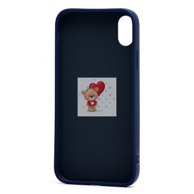 Чехол-накладка для Apple iPhone XR (овечка) (темно-синий) - SC335 Чехол-накладка для Apple iPhone XR (овечка) (темно-синий) - SC335