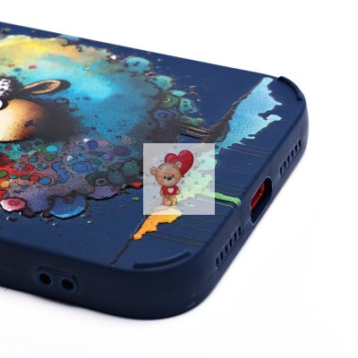 Чехол-накладка для Apple iPhone XR (овечка) (темно-синий) - SC335 Чехол-накладка для Apple iPhone XR (овечка) (темно-синий) - SC335