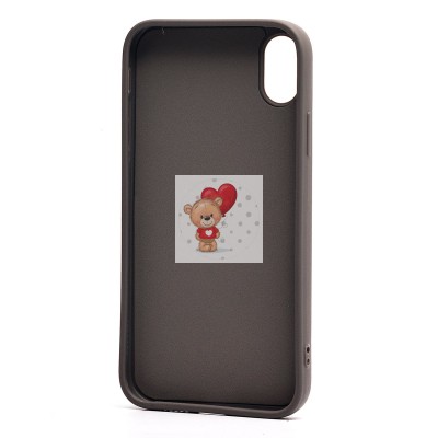 Чехол-накладка для Apple iPhone XR (панда) (серый) - SC335 Чехол-накладка для Apple iPhone XR (панда) (серый) - SC335