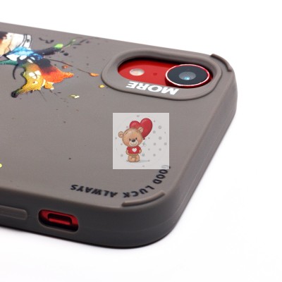 Чехол-накладка для Apple iPhone XR (панда) (серый) - SC335 Чехол-накладка для Apple iPhone XR (панда) (серый) - SC335