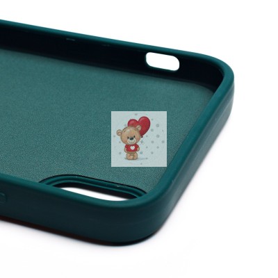 Чехол-накладка для Apple iPhone XR (собака) (темно-зеленый) - SC335 Чехол-накладка для Apple iPhone XR (собака) (темно-зеленый) - SC335