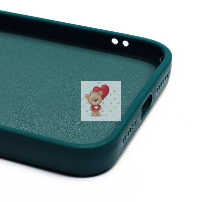 Чехол-накладка для Apple iPhone XR (собака) (темно-зеленый) - SC335 Чехол-накладка для Apple iPhone XR (собака) (темно-зеленый) - SC335