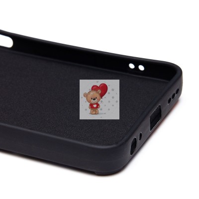 Чехол-накладка для Infinix Hot 30i (обезьяна) (черный) - SC335