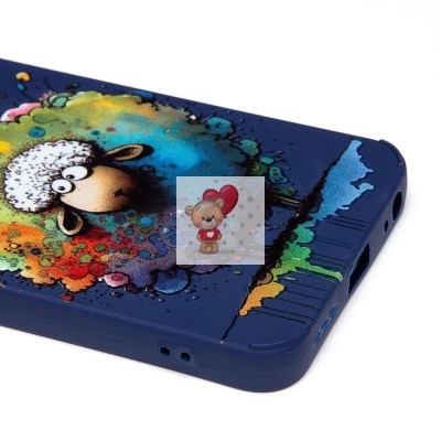 Чехол-накладка для Infinix Hot 30i (овечка) (темно-синий) - SC335