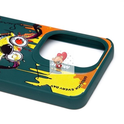 Чехол-накладка для Infinix Hot 30i (собака) (темно-зеленый) - SC335 Чехол-накладка для Infinix Hot 30i (собака) (темно-зеленый) - SC335