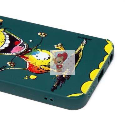 Чехол-накладка для Infinix Hot 30i (собака) (темно-зеленый) - SC335 Чехол-накладка для Infinix Hot 30i (собака) (темно-зеленый) - SC335