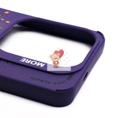 Чехол-накладка для Infinix Hot 40 Pro (кот) (фиолетовый) - SC335 Чехол-накладка для Infinix Hot 40 Pro (кот) (фиолетовый) - SC335