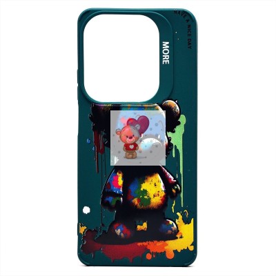 Чехол-накладка для Infinix Hot 40 Pro (медведь) (темно-зеленый) - SC335 Чехол-накладка для Infinix Hot 40 Pro (медведь) (темно-зеленый) - SC335
