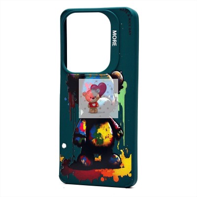 Чехол-накладка для Infinix Hot 40 Pro (медведь) (темно-зеленый) - SC335 Чехол-накладка для Infinix Hot 40 Pro (медведь) (темно-зеленый) - SC335