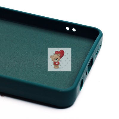 Чехол-накладка для Infinix Hot 40 Pro (медведь) (темно-зеленый) - SC335 Чехол-накладка для Infinix Hot 40 Pro (медведь) (темно-зеленый) - SC335