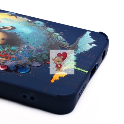 Чехол-накладка для Infinix Hot 40 Pro (овечка) (темно-синий) - SC335 Чехол-накладка для Infinix Hot 40 Pro (овечка) (темно-синий) - SC335