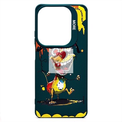 Чехол-накладка для Infinix Hot 40 Pro (собака) (темно-зеленый) - SC335 Чехол-накладка для Infinix Hot 40 Pro (собака) (темно-зеленый) - SC335